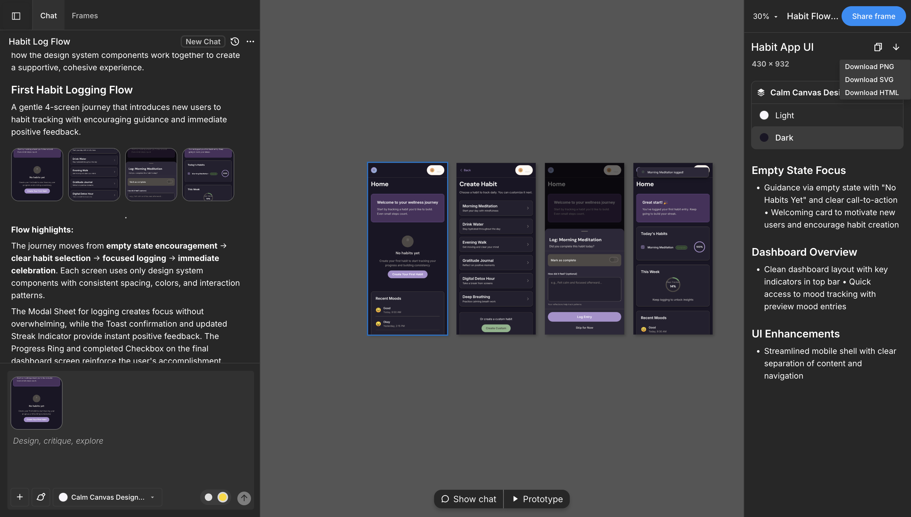 Alternative: use the right panel icons