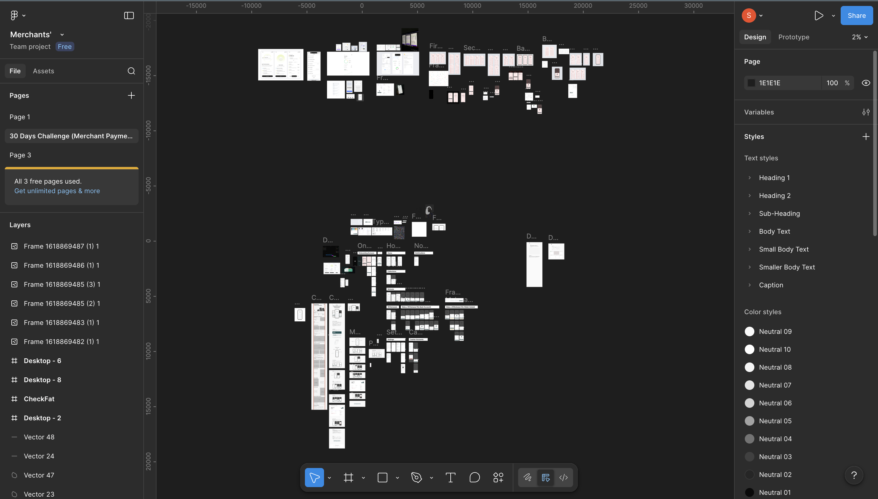 Open your Figma file and select the frames