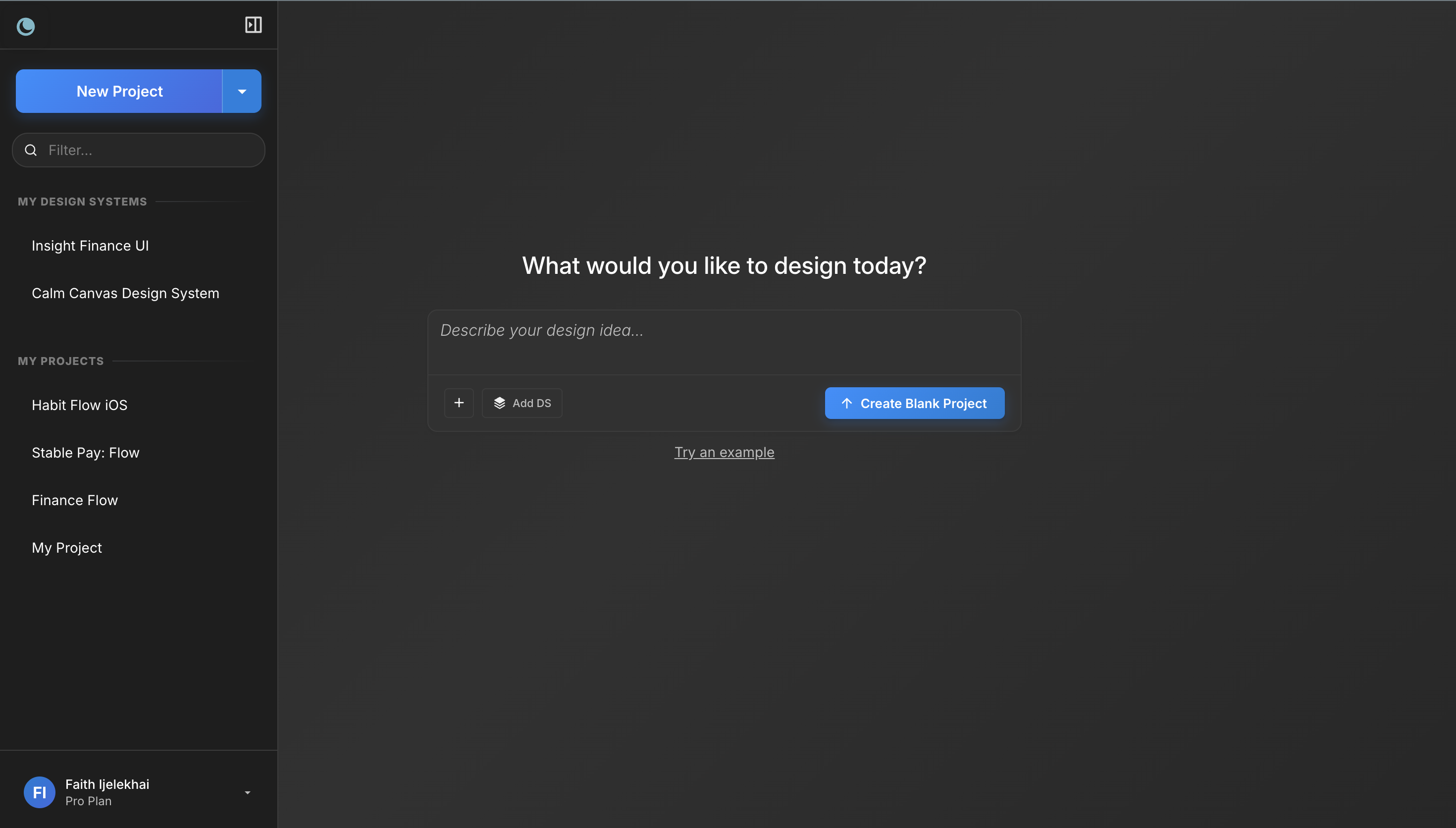 Navigate back to your project