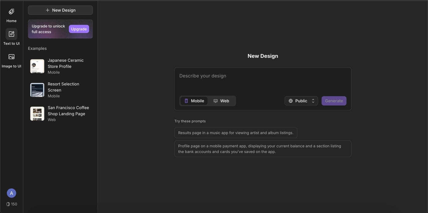 Galileo AI dashboard