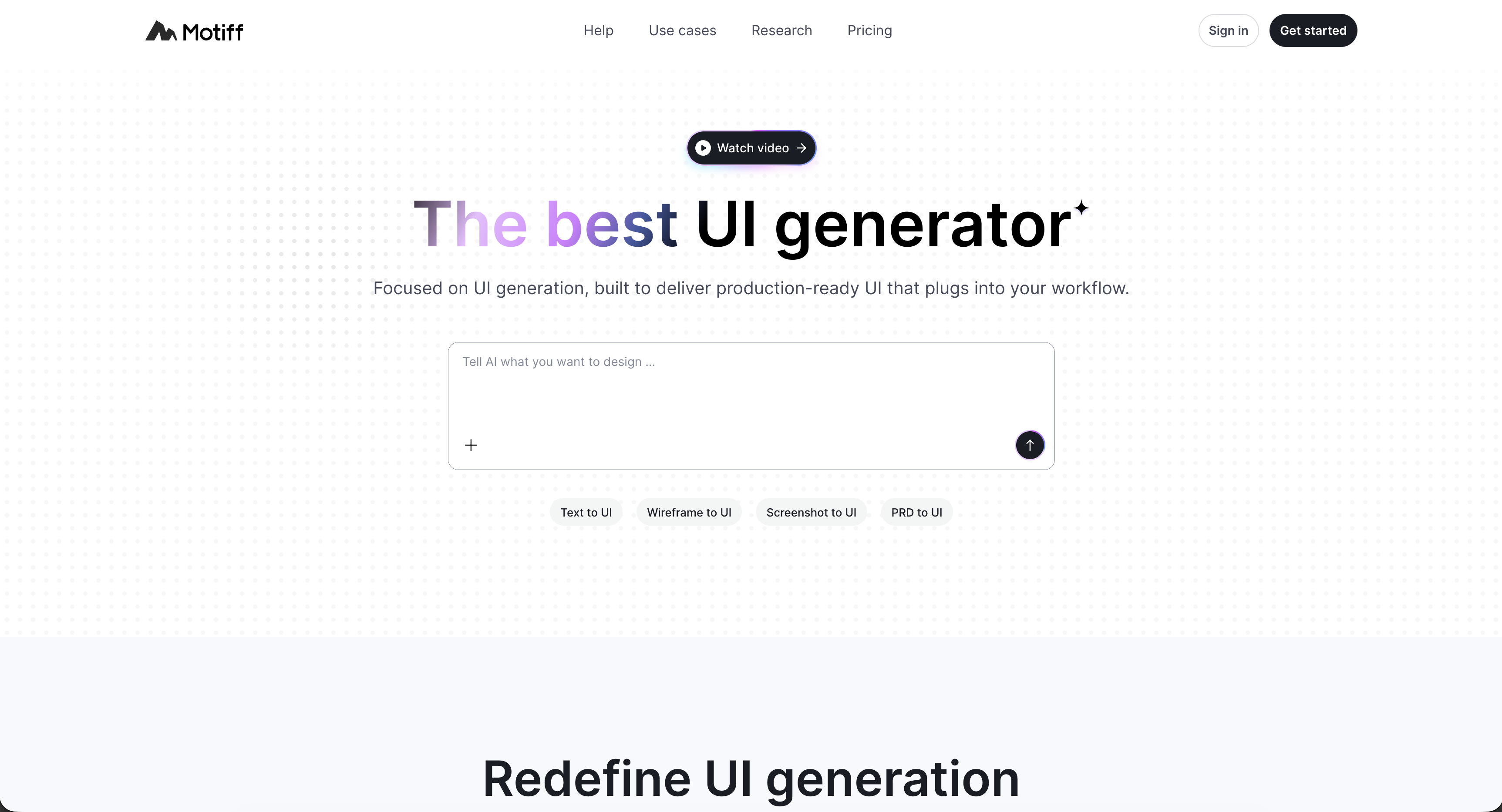 Motiff collaborative design canvas