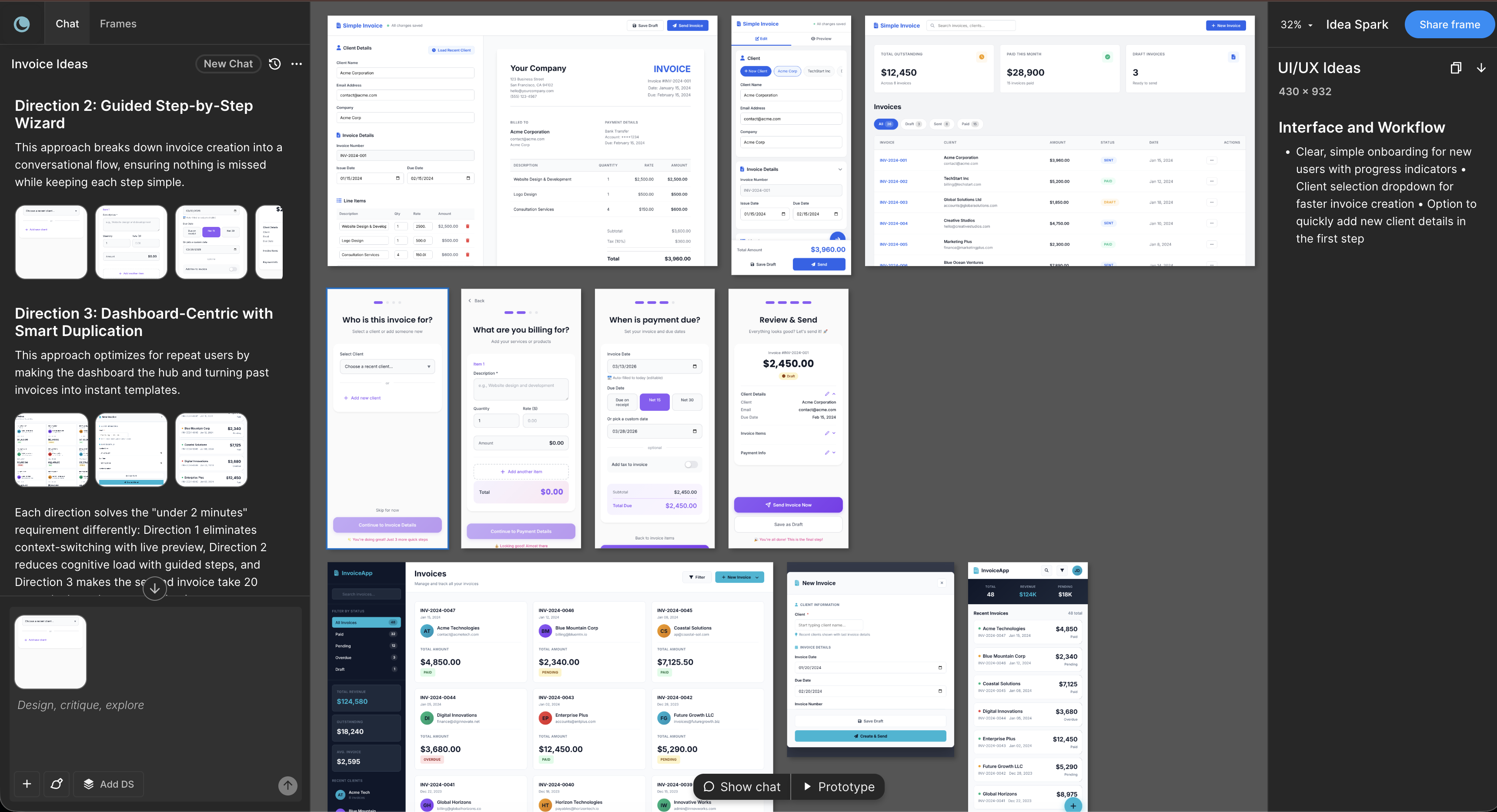 Moonchild UI generation