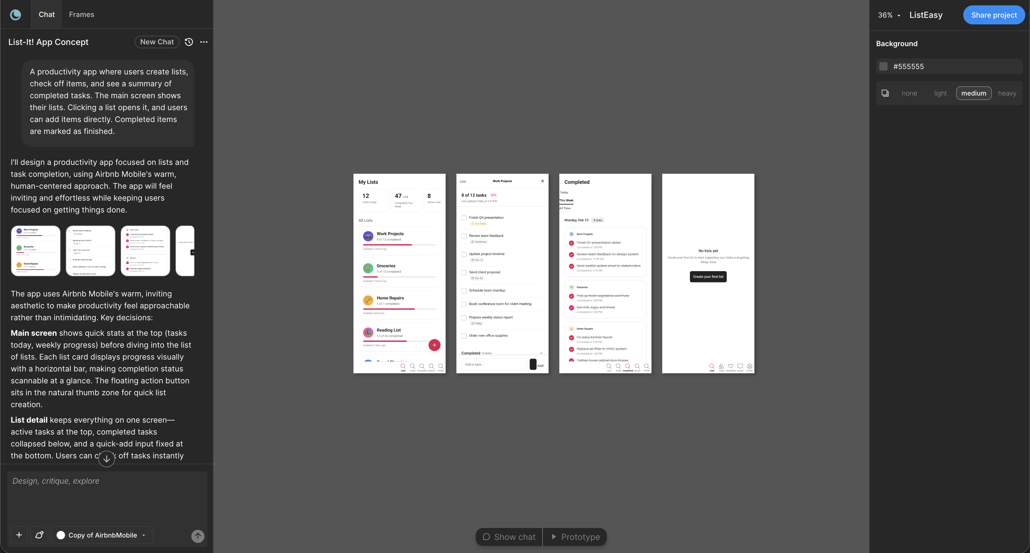 Reviewing the generated flow